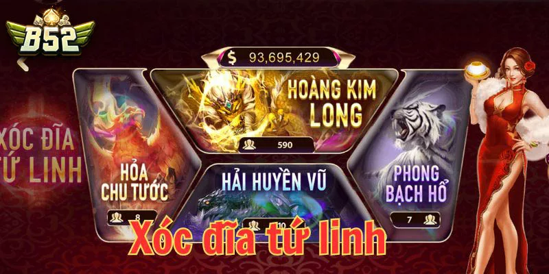 Xóc đĩa tứ linh
