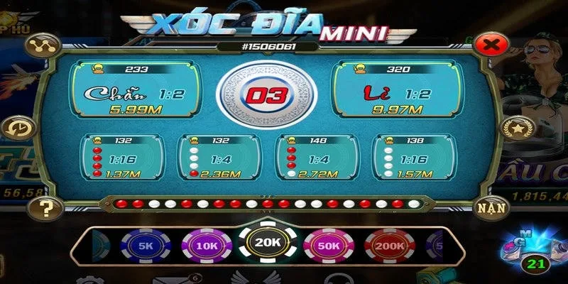 Chiến lược giành chiến thắng lớn tại Xóc Đĩa Mini B52